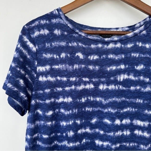 Ann Taylor t-shirt with crew neck & short sleeves, in ๐ฏ linen - Picture 6 of 9